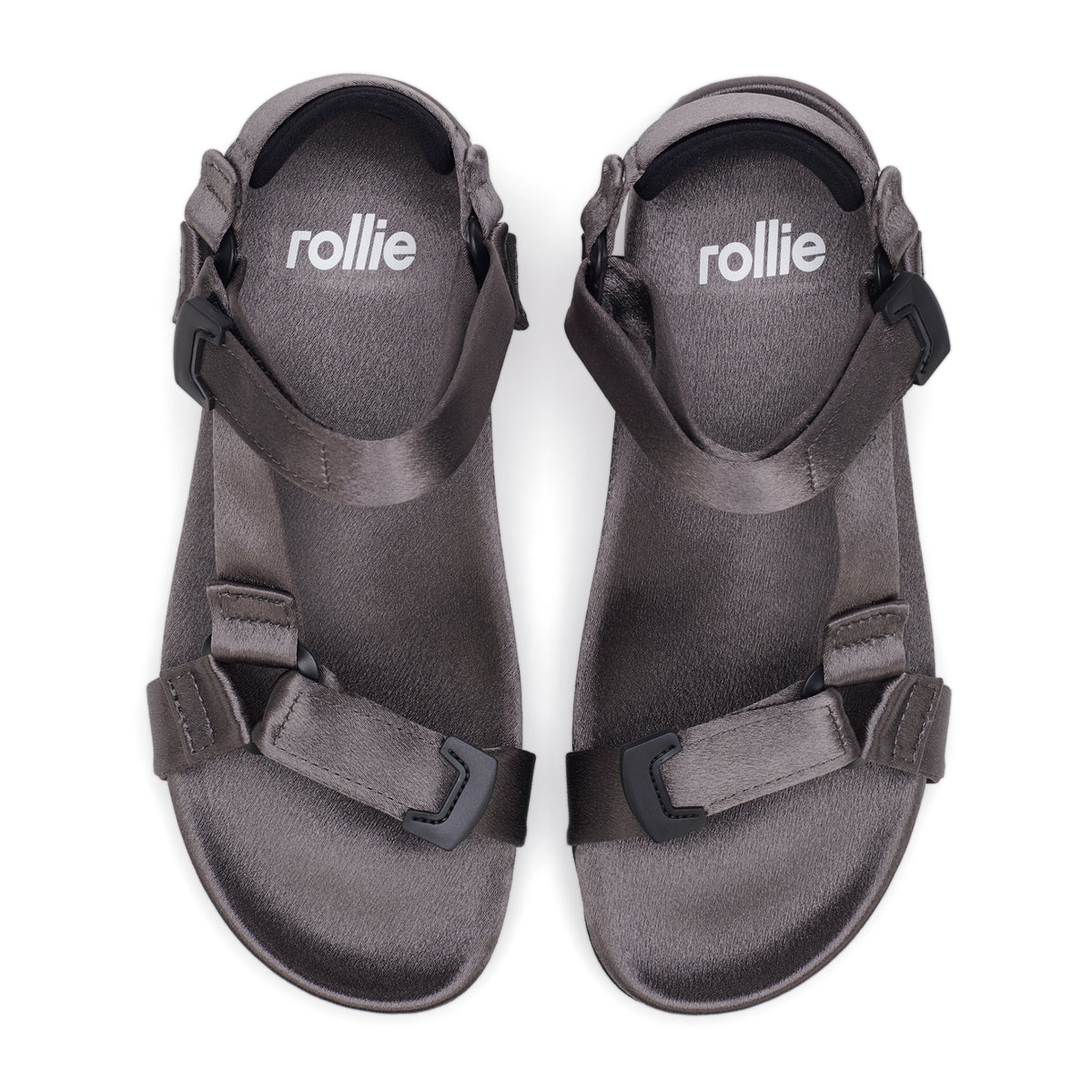 Sandal Tooth Wedge Pewter Satin