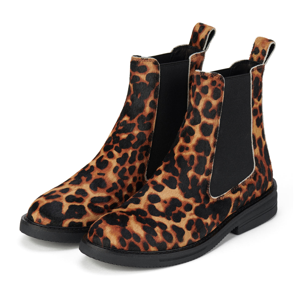 Chelsea Rise Dark Camel Leopard