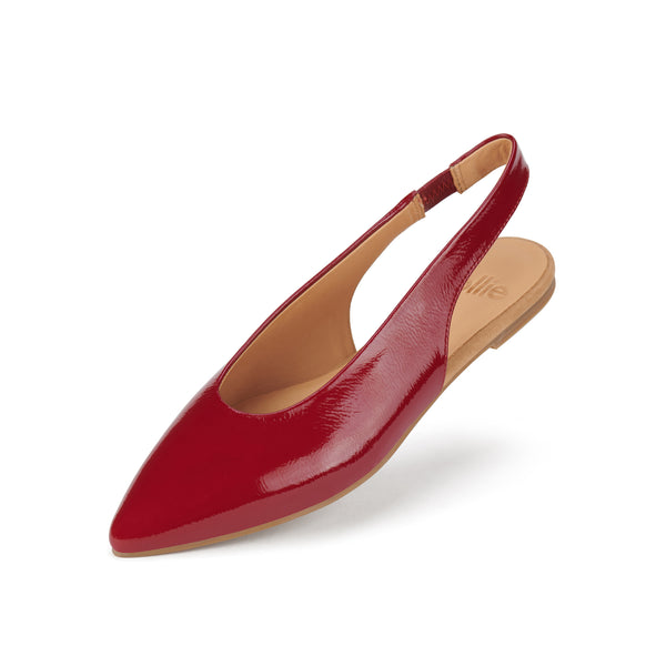 Pointed Slingback Merlot Patent