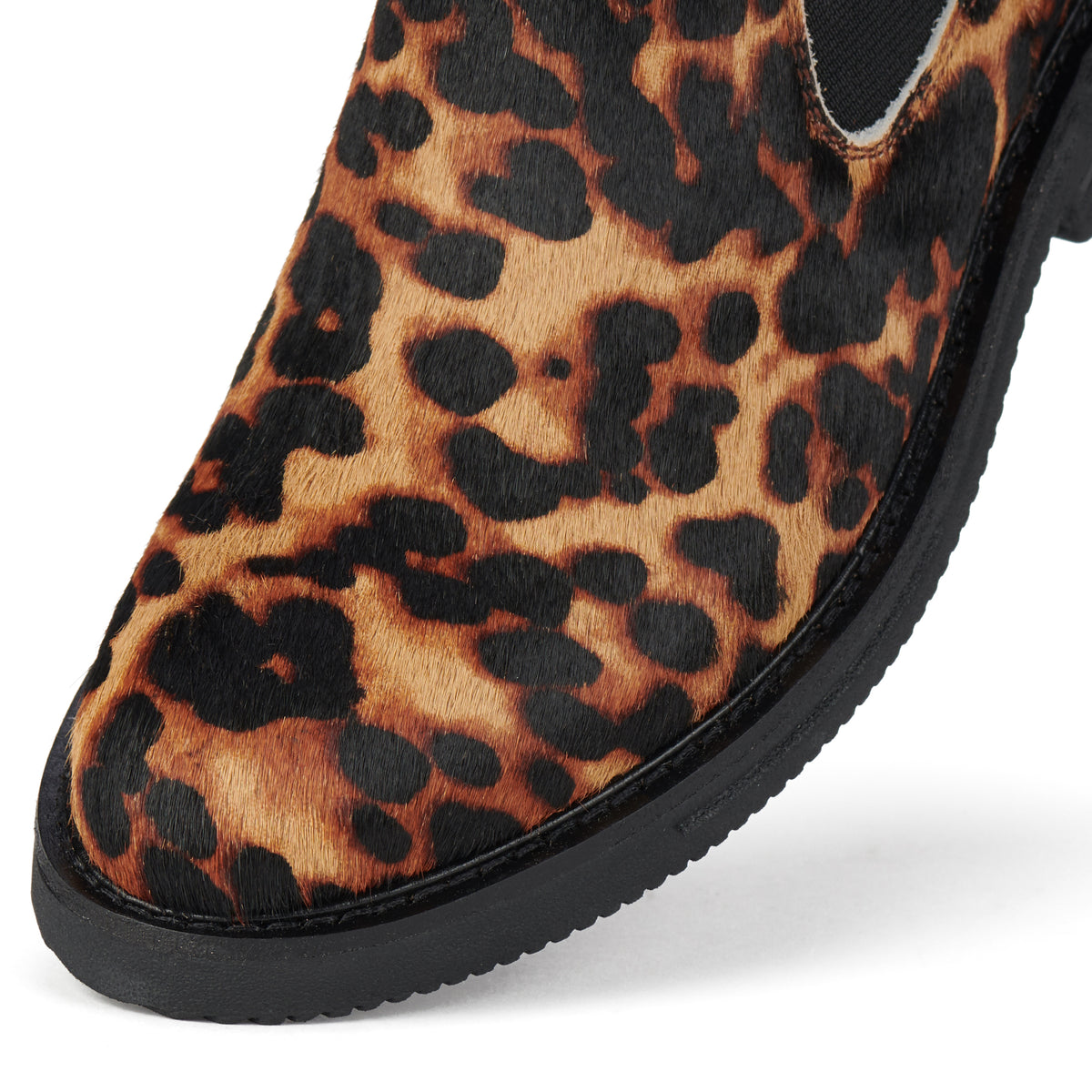 Chelsea Rise Dark Camel Leopard