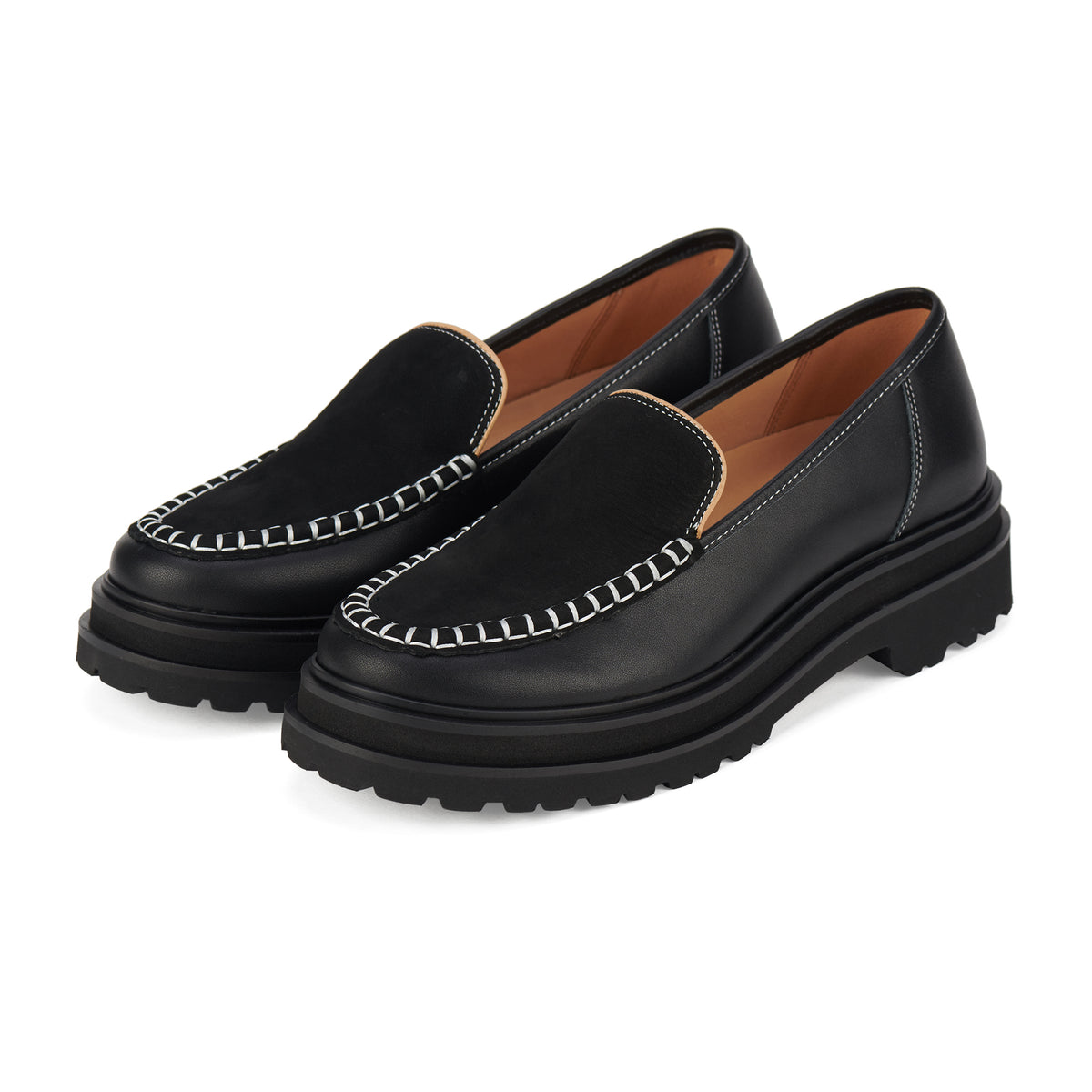 Loafer Step Moccasin Black