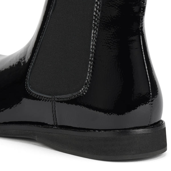 Chelsea Black Crinkle Patent