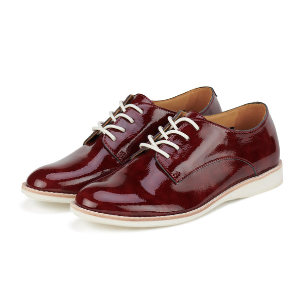 Derby Super Soft DP Wine Crinkle Patent