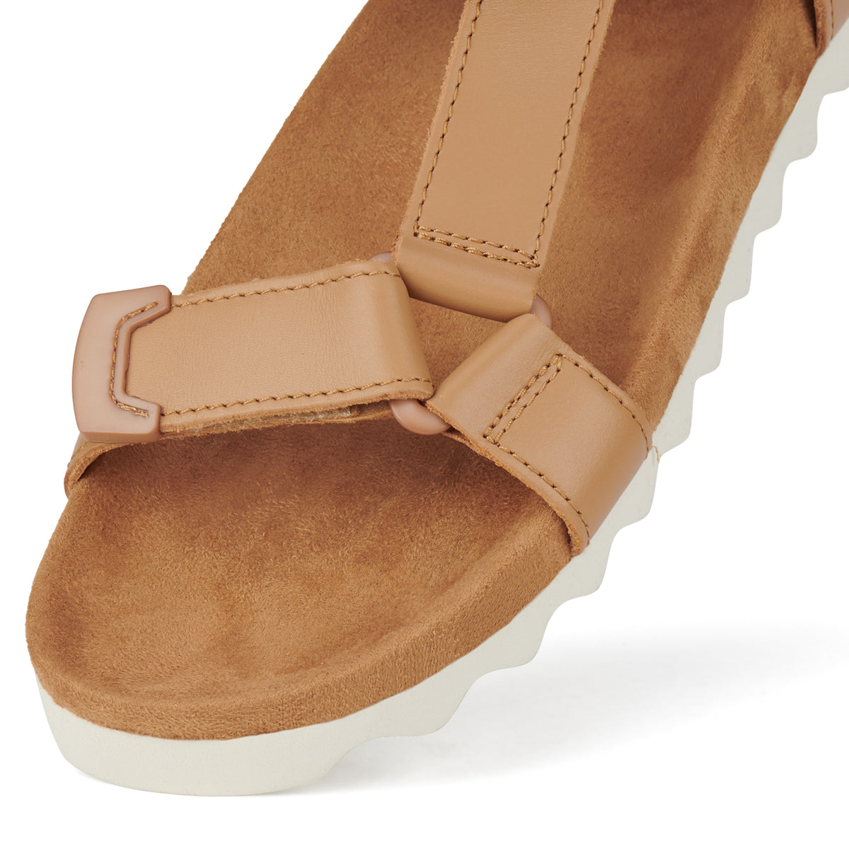 Sandal Tooth Wedge Soft Tan