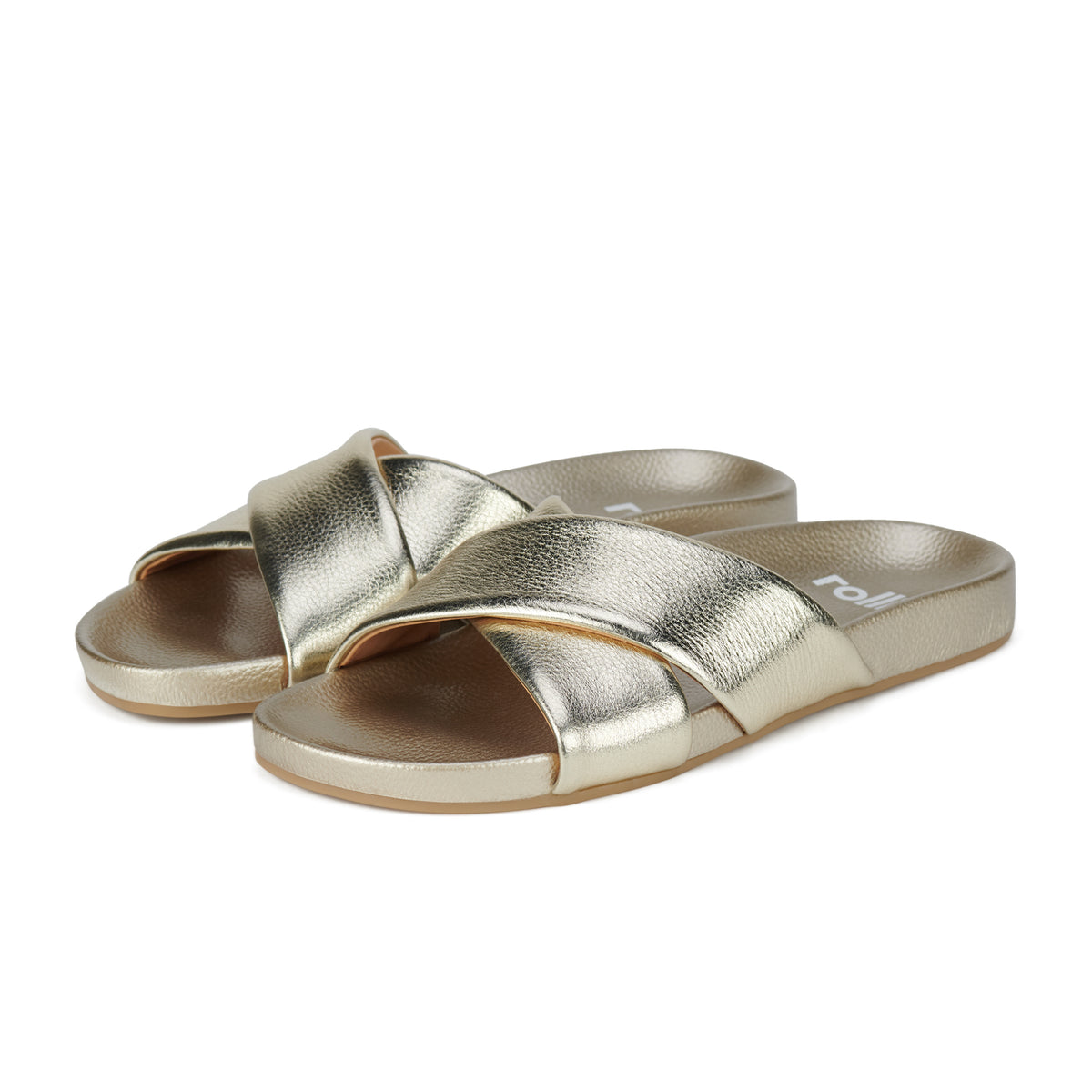 Tide Cross Slide Gold Tumble