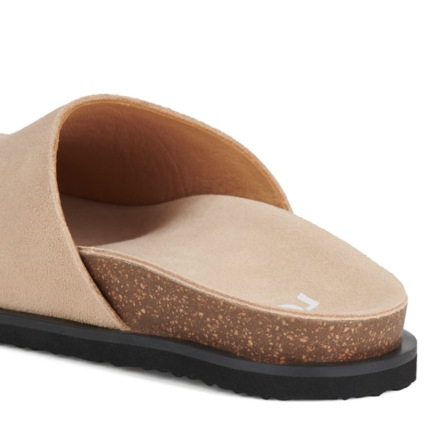 Mills Mule Camel Suede