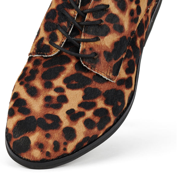 Derby Dark Camel Leopard/Black