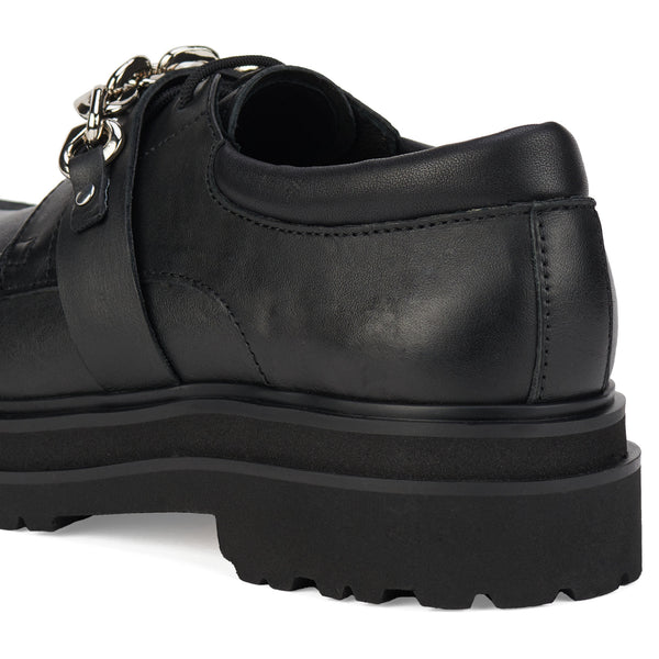 Derby Step Moccasin Black