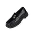 Loafer Step Square Toe Black Patent