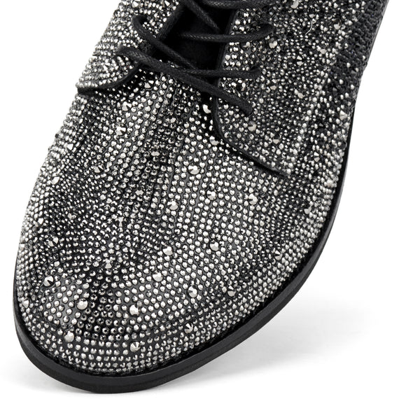 Derby Rhinestone Ombre Black/Silver