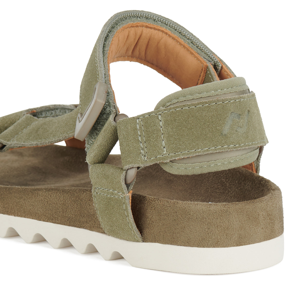 Sandal Tooth Wedge Sage/White