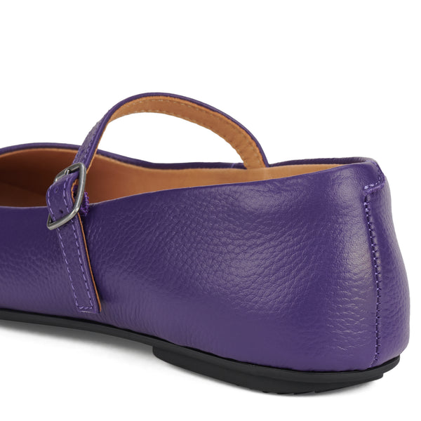Ballet MJ Square Toe Deep Violet Tumble
