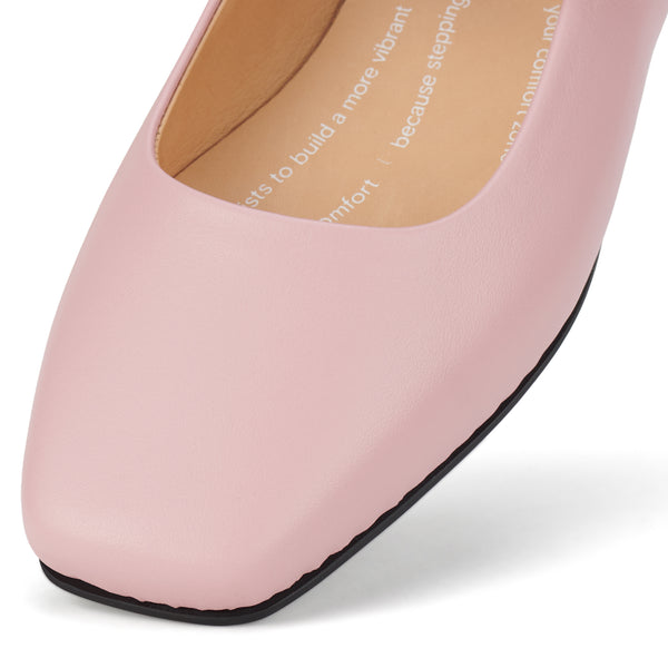 Ballet MJ Square Toe Rose Blush