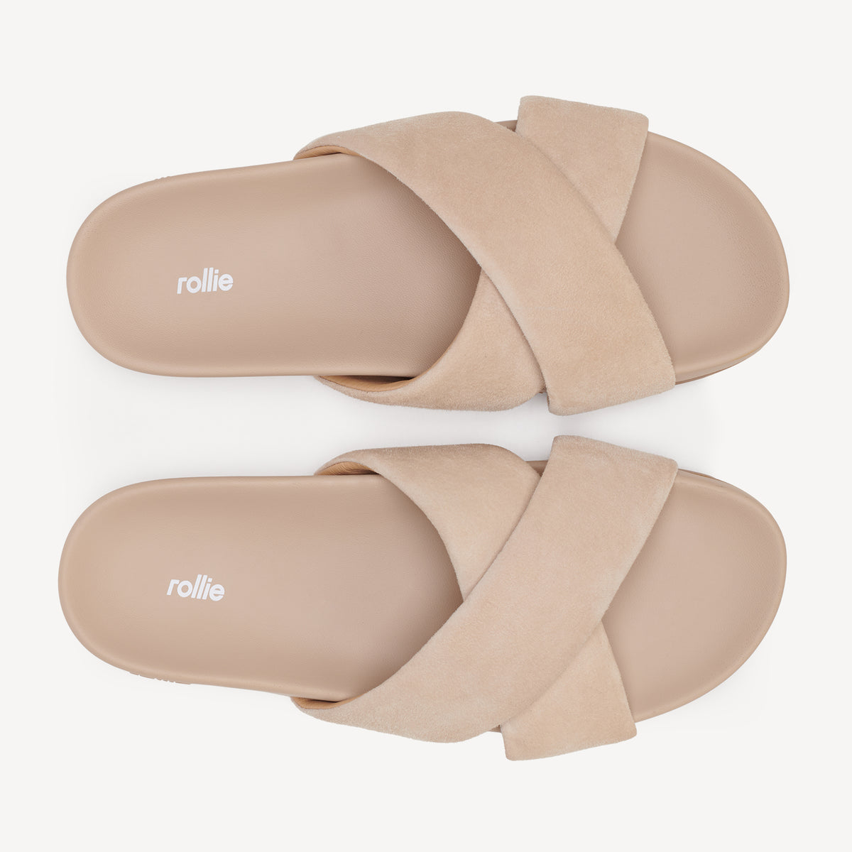 Tide Cross Slide Walnut Suede