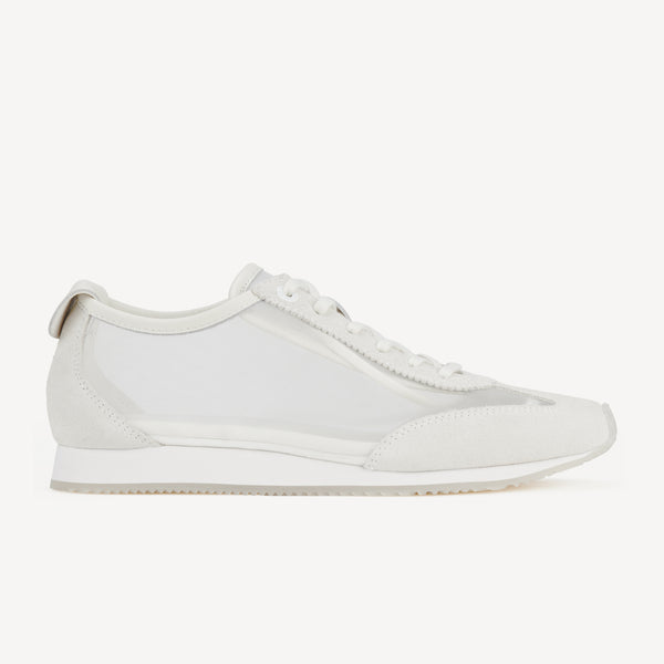 Rollie Cruz White Mesh — women's sneaker, side profile