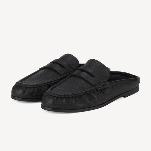 Sloane Mule Black Tumble