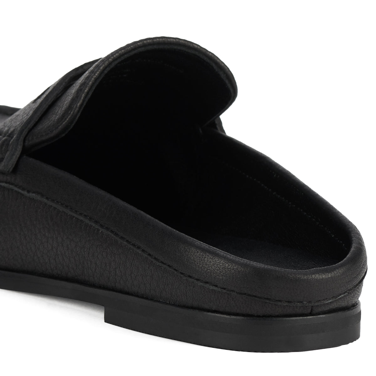 Sloane Mule Black Tumble