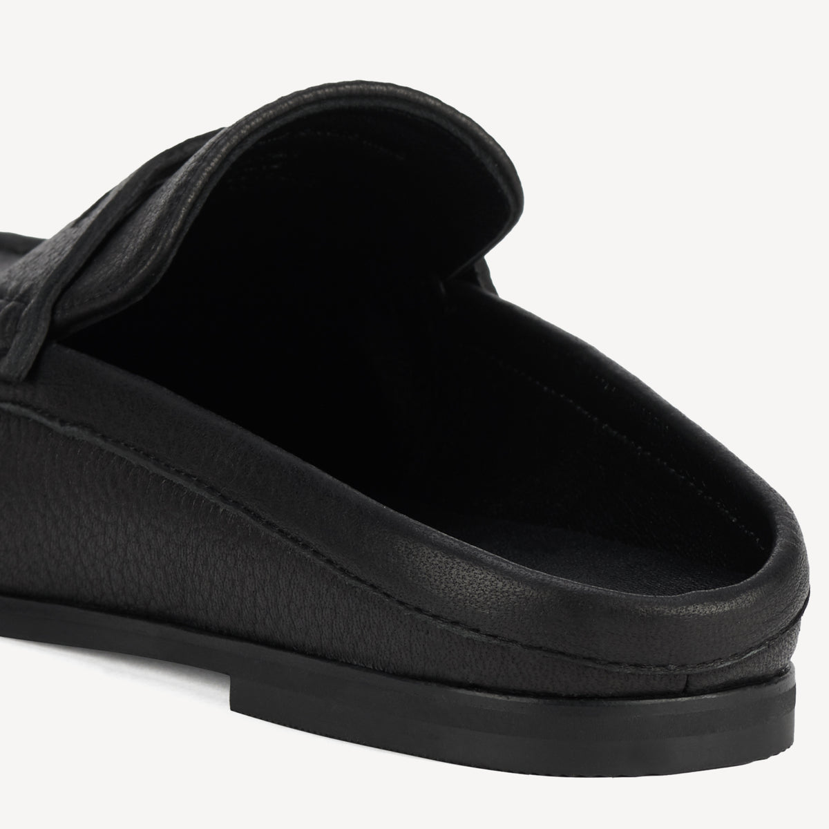 Sloane Mule Black Tumble