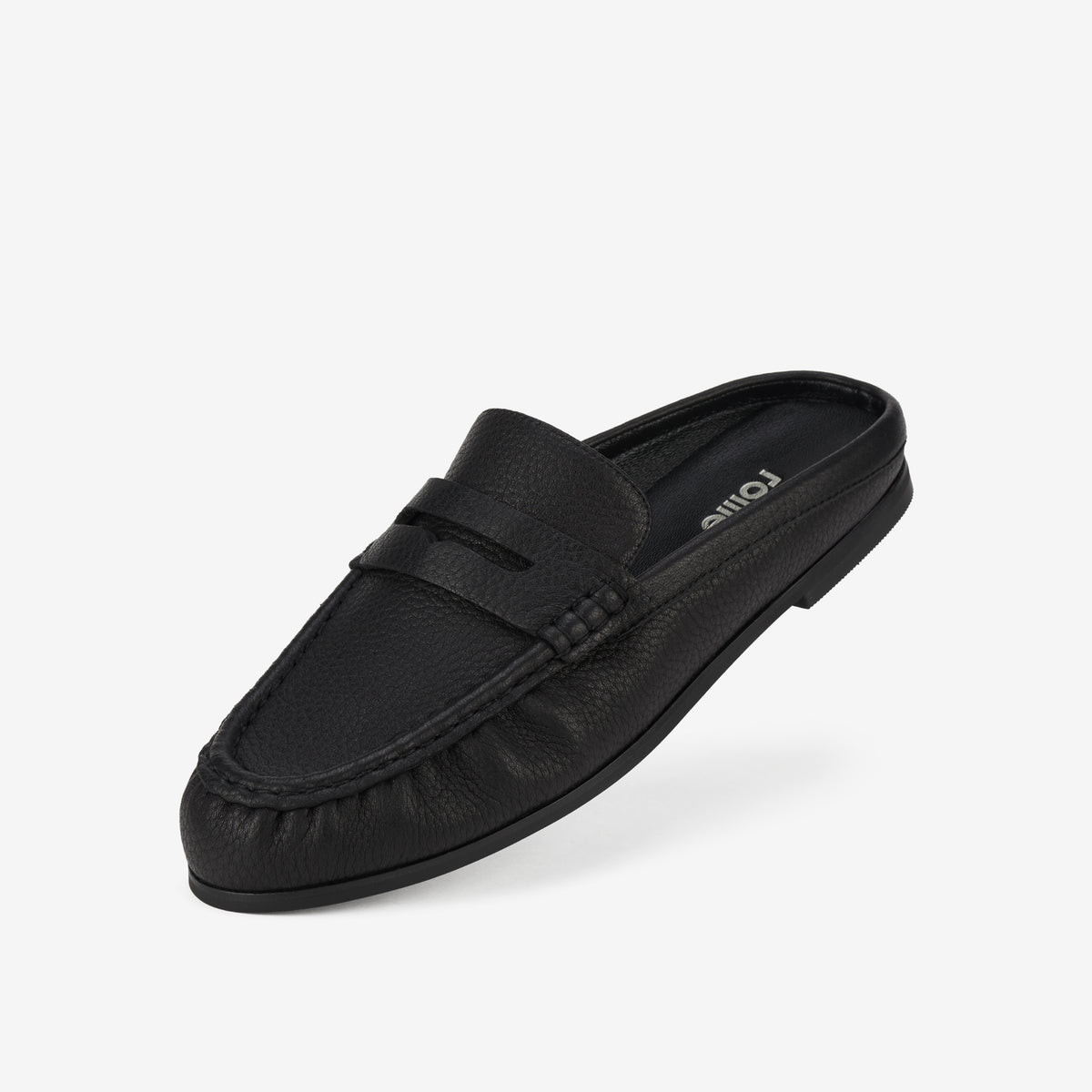 Sloane Mule Black Tumble