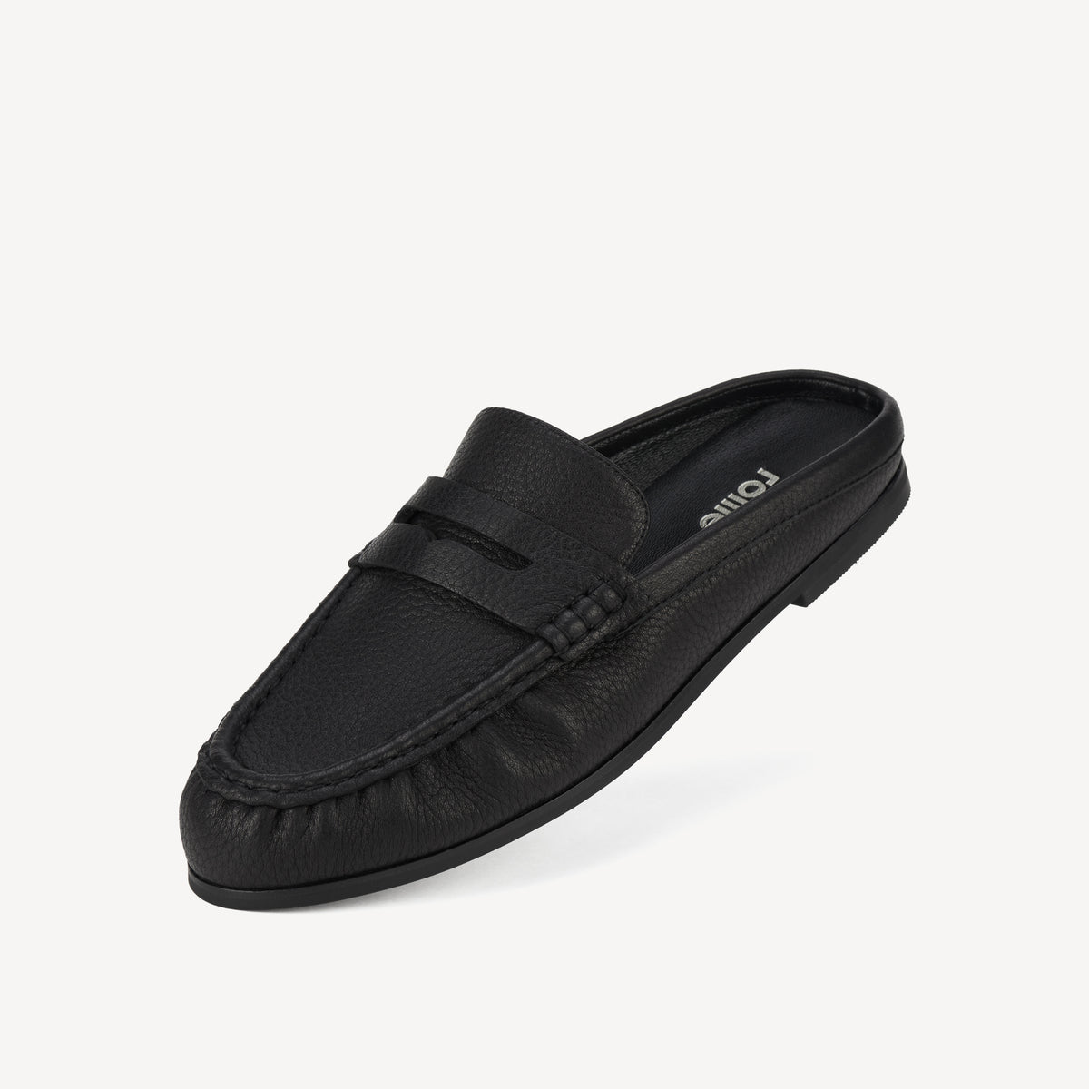 Sloane Mule Black Tumble