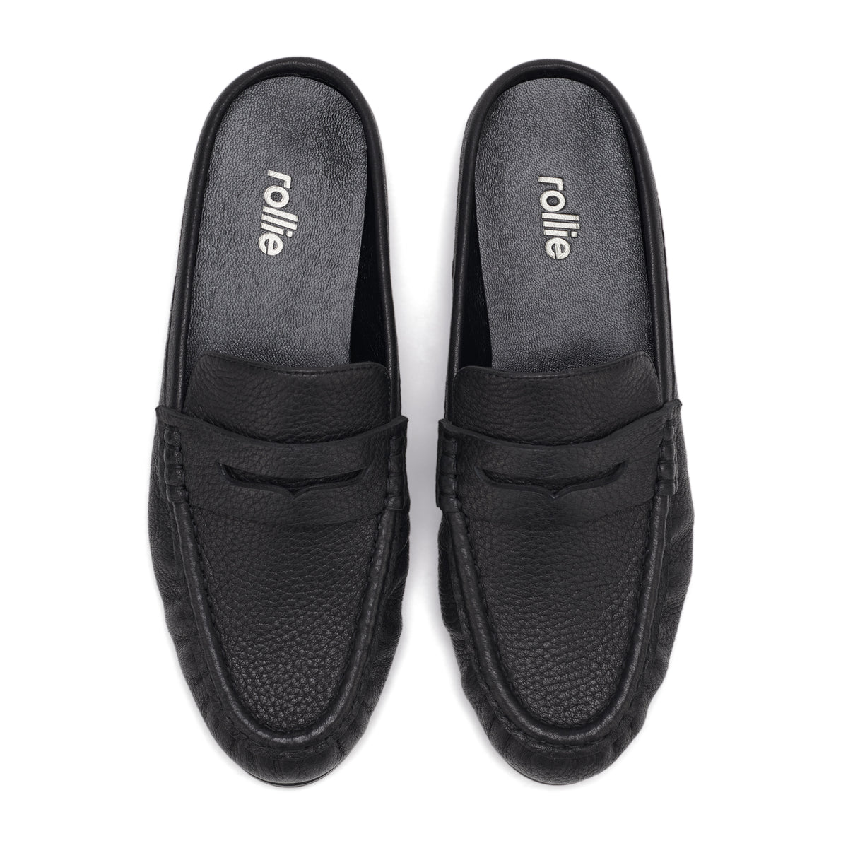 Sloane Mule Black Tumble