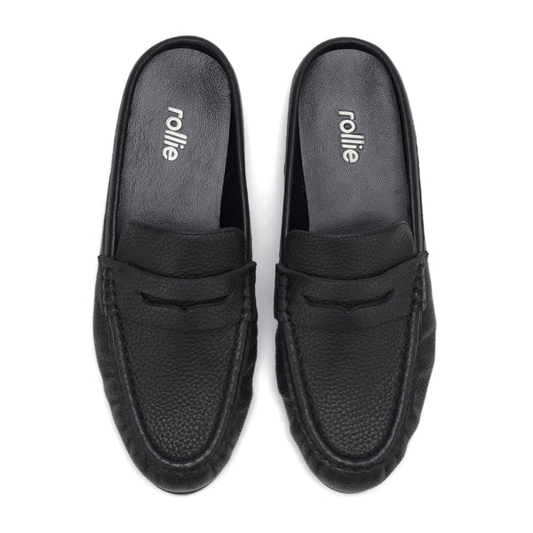 Sloane Mule Black Tumble