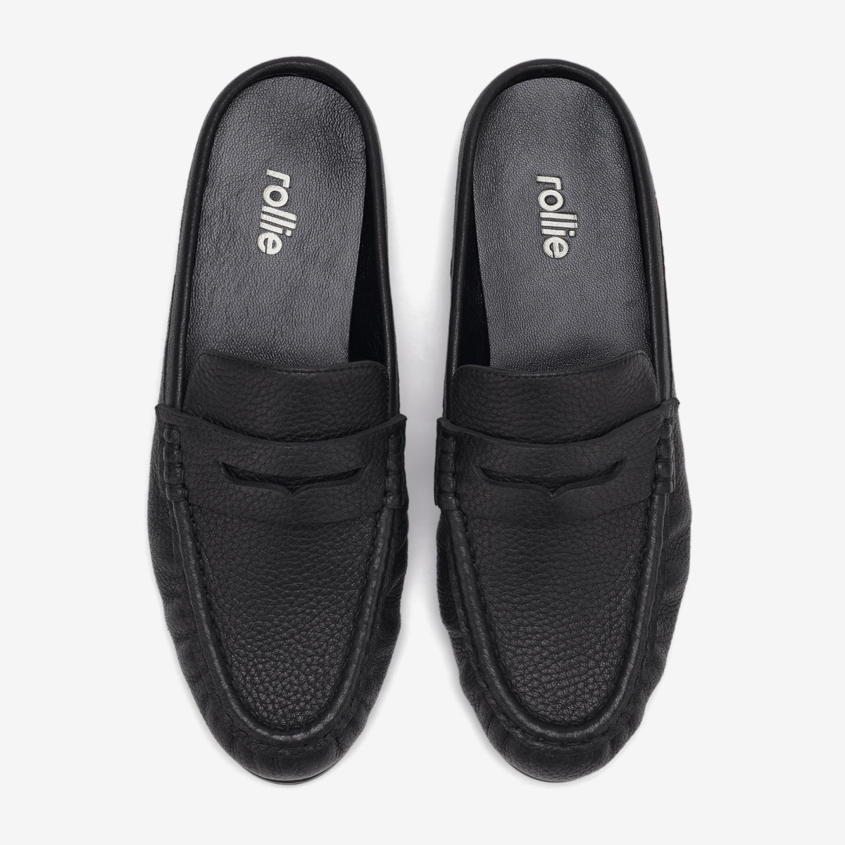 Sloane Mule Black Tumble