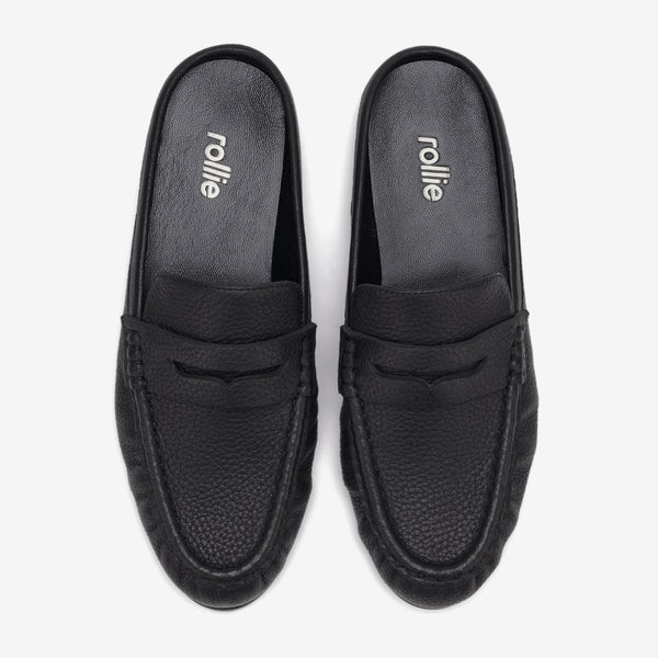 Sloane Mule Black Tumble