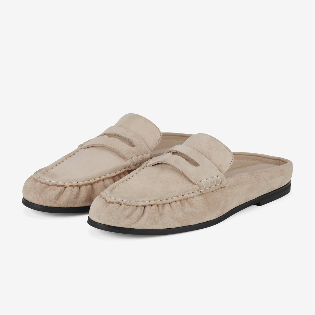 Sloane Mule Walnut Suede