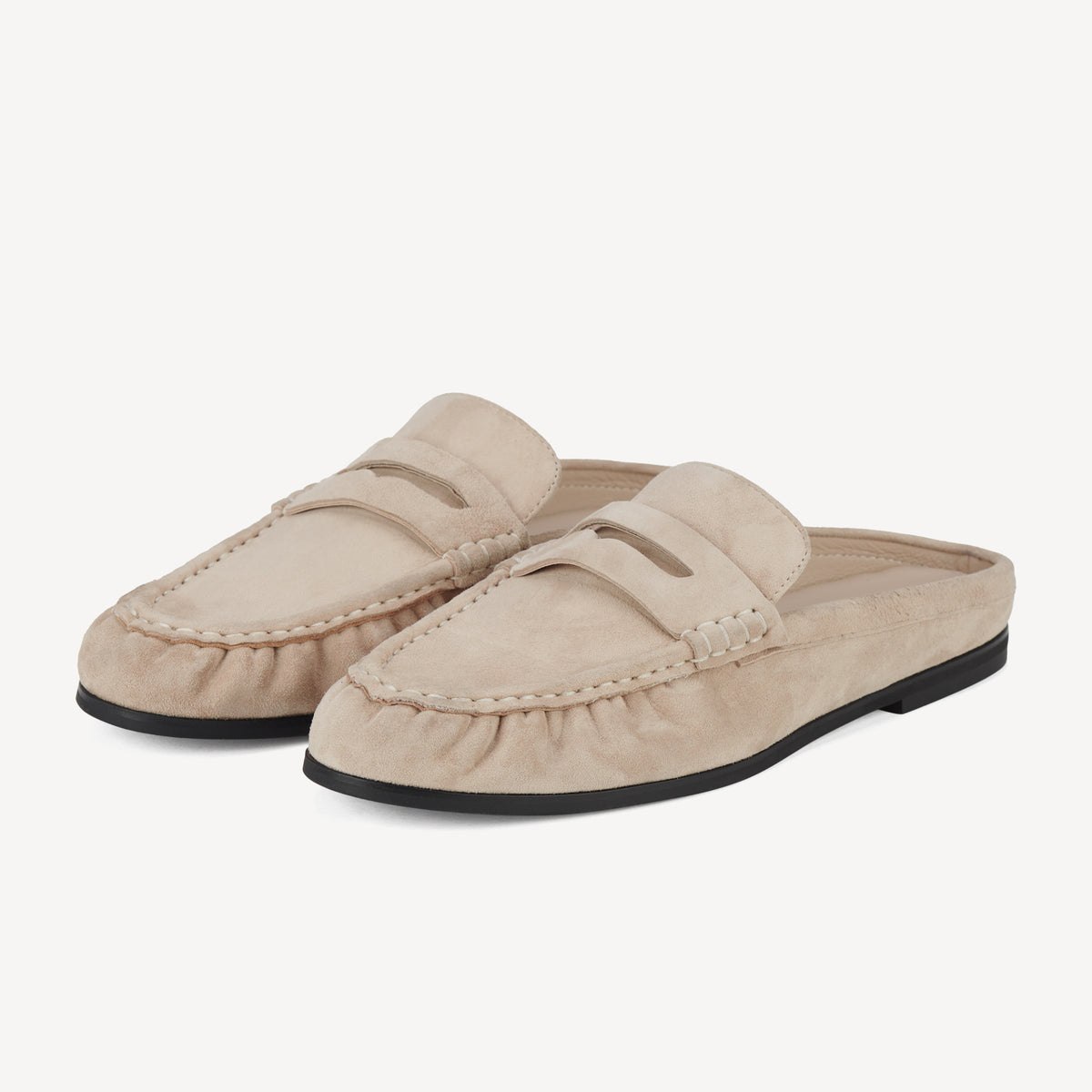 Sloane Mule Walnut Suede