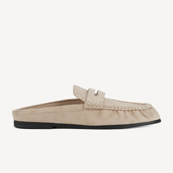 Sloane Mule Walnut Suede