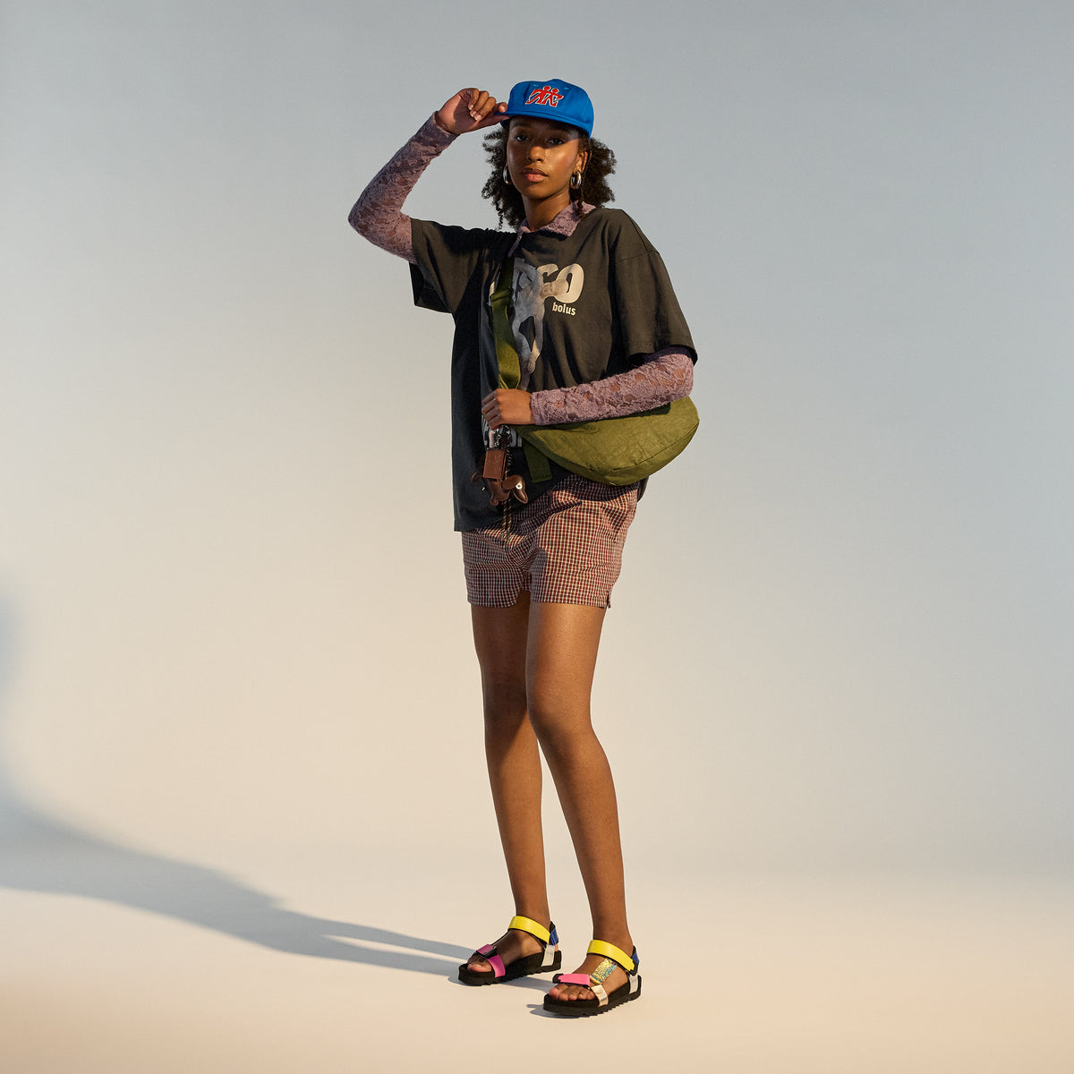 Sandal Tooth Wedge Mix Metallic