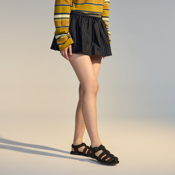 Sandal Fisherman Weave Black