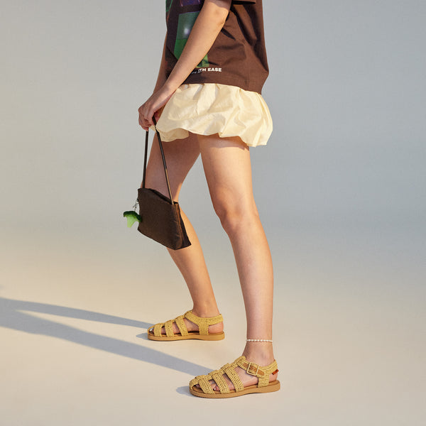 Sandal Fisherman Weave Tan