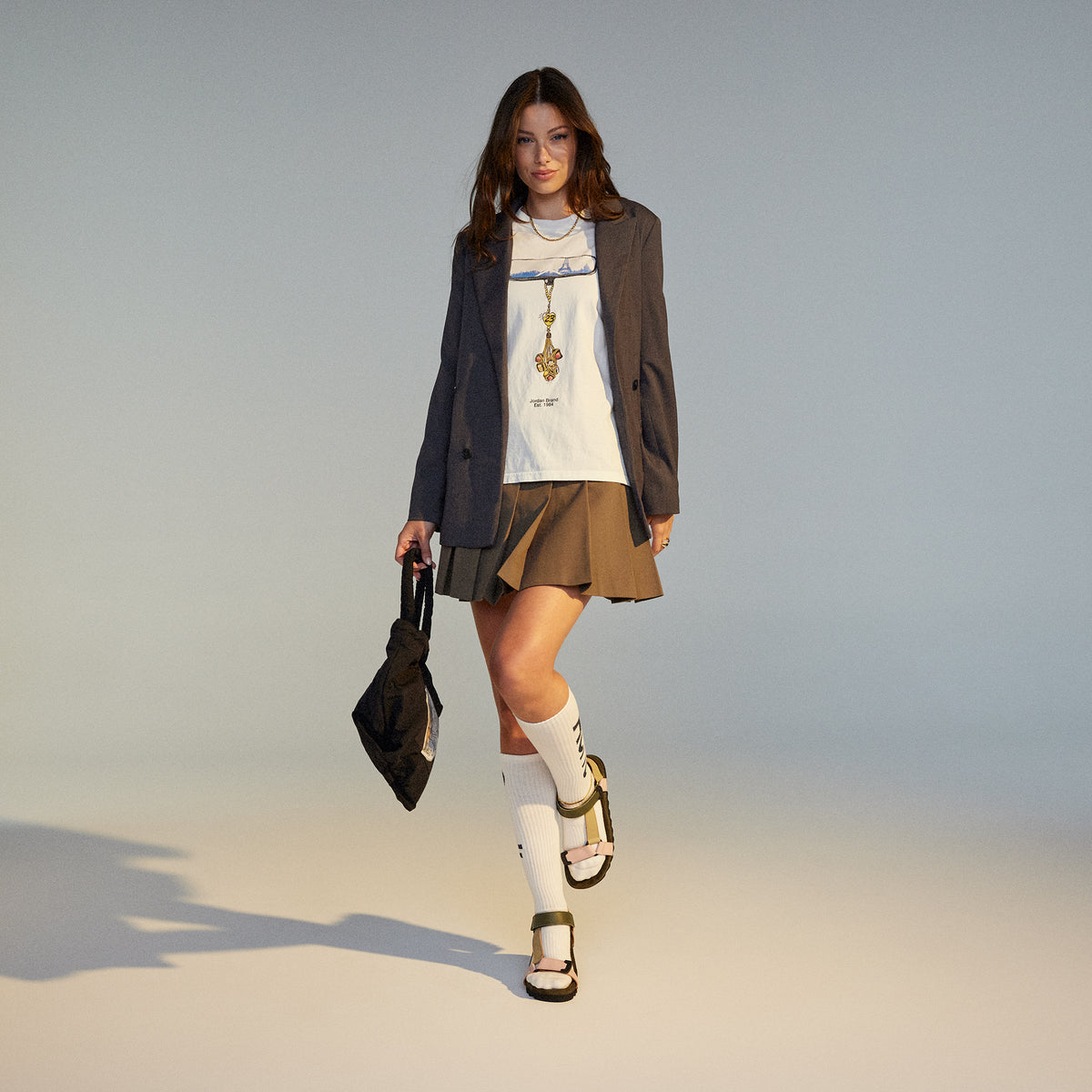 Sandal Tooth Wedge Blush Camo