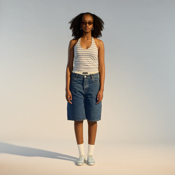 Sidecut Boho Punch Baby Blue