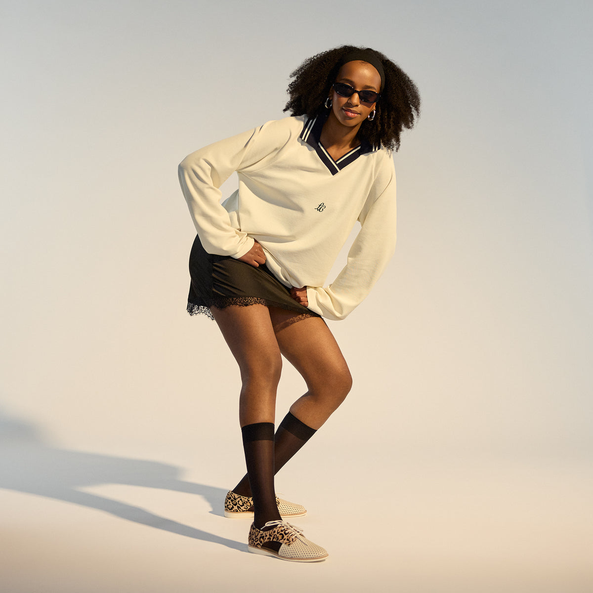 Sidecut Punch Bone/Leopard