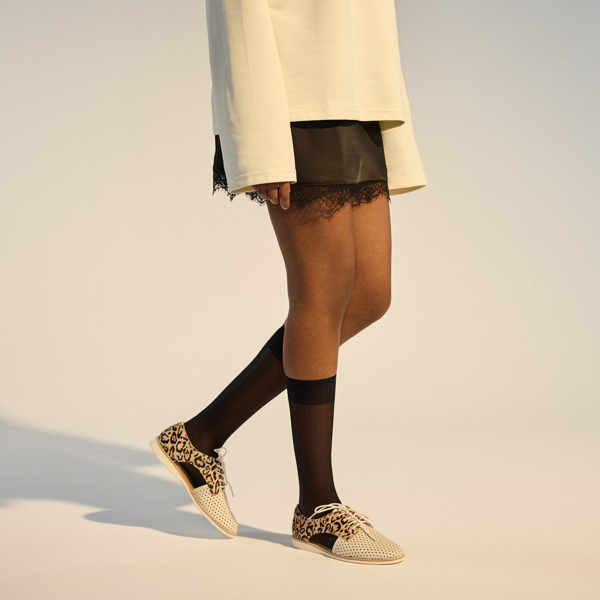 Sidecut Punch Bone/Leopard