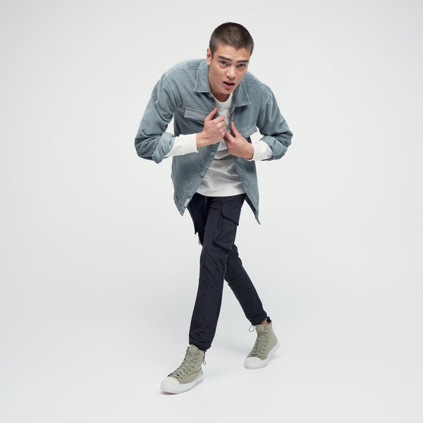 Ranger Mens High Top Sneaker Light Khaki