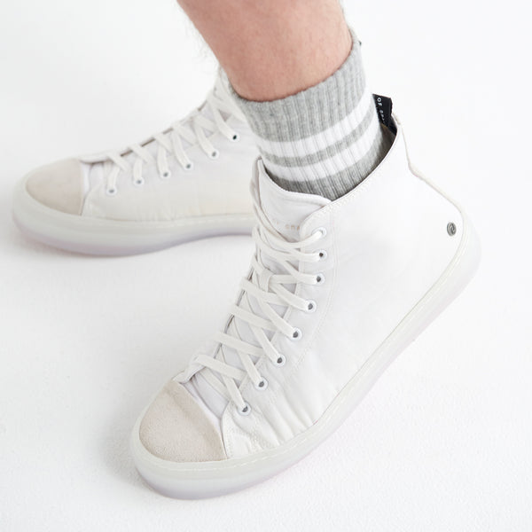 Ranger Mens High Top Sneaker White