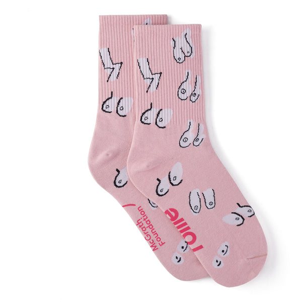 Titty Committee Pink Socks
