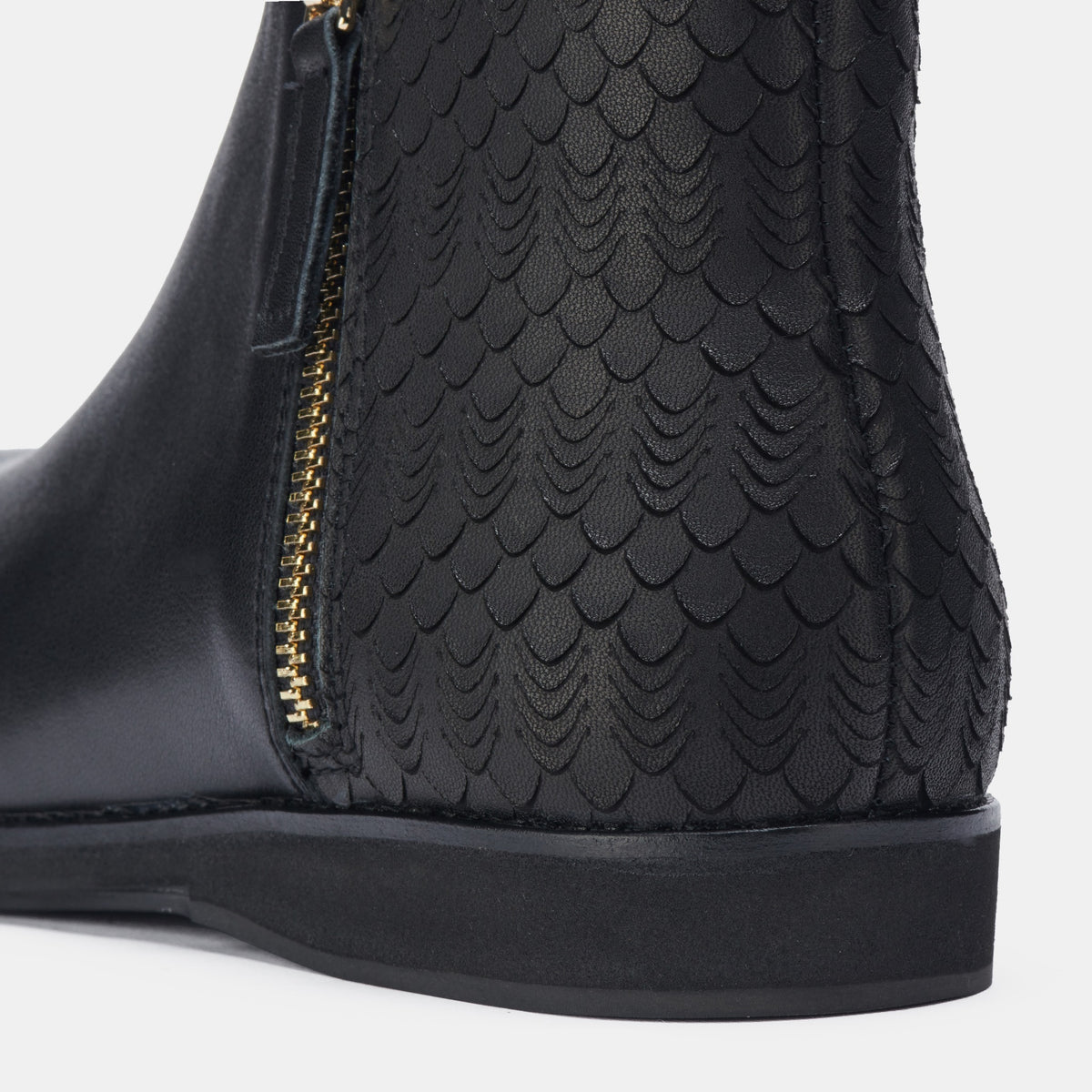 Side Zip Black / Geo / Black Sole