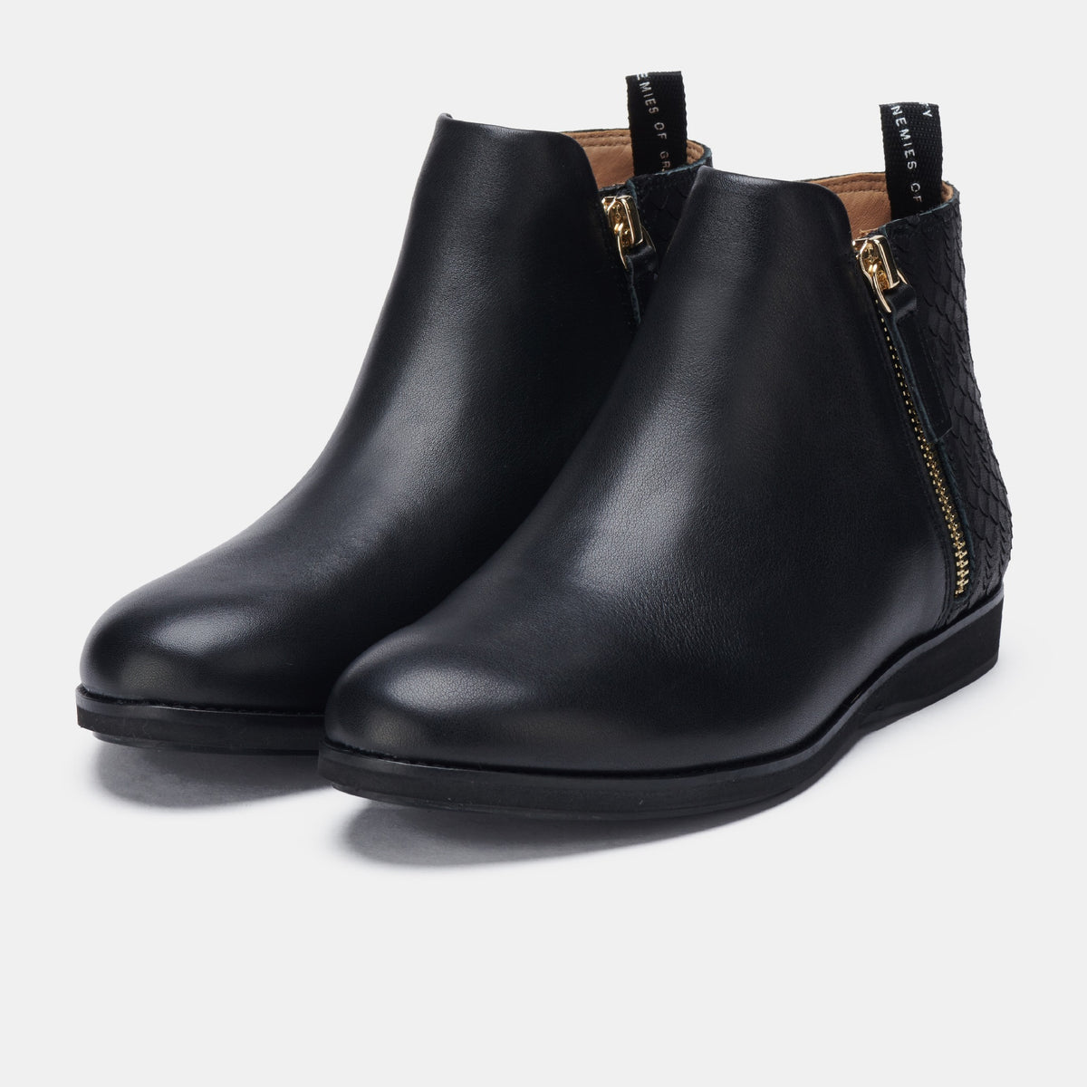 Side Zip Black / Geo / Black Sole