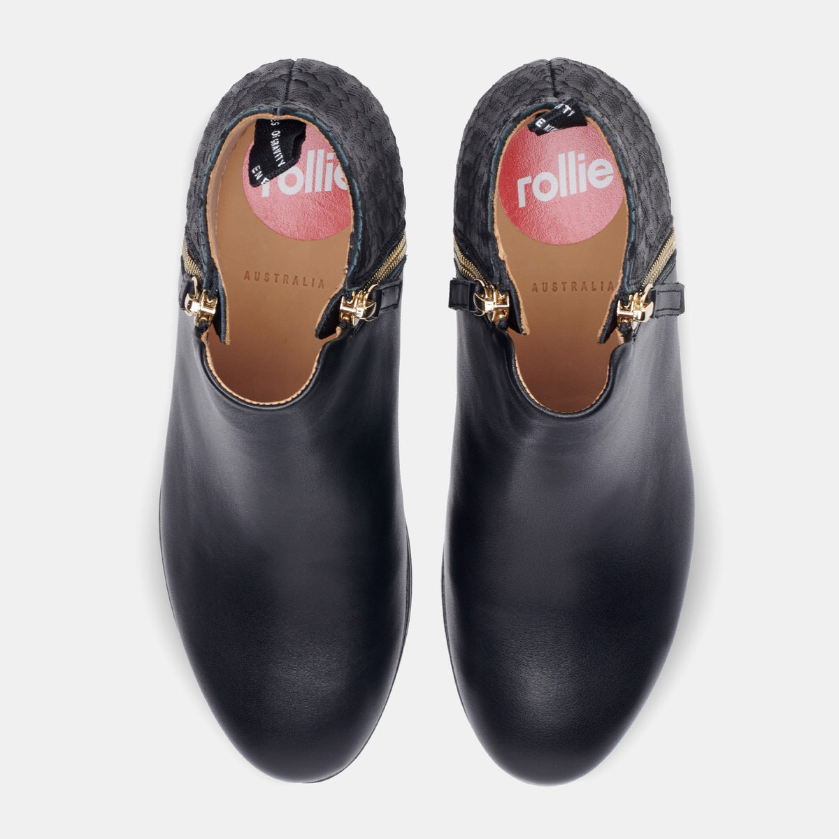 Side Zip Black / Geo / Black Sole