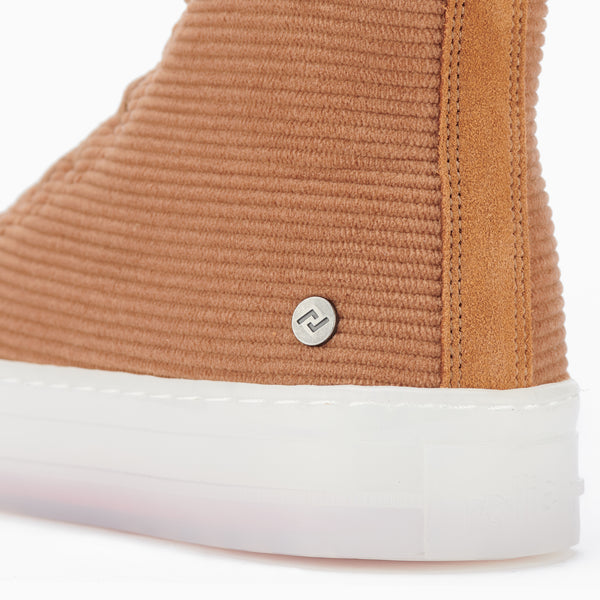 Ranger High Top Sneaker Cognac Cord