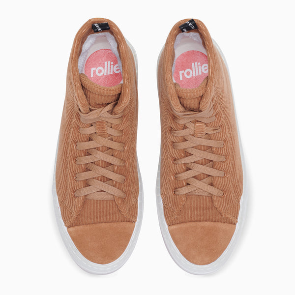 Ranger High Top Sneaker Cognac Cord