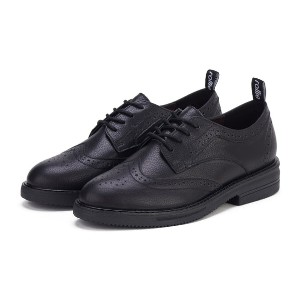 Brogue Rise All Black Tumble