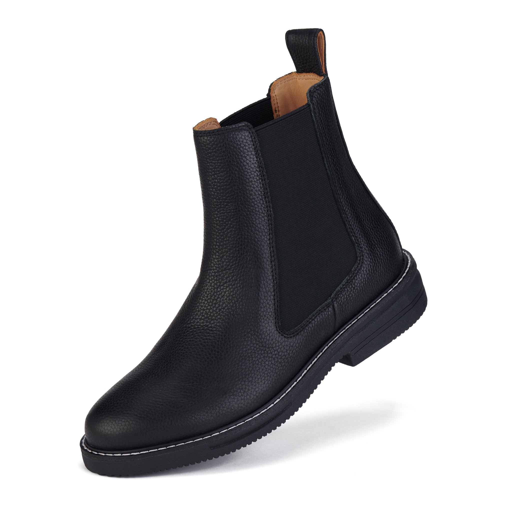 High rise chelsea boots top